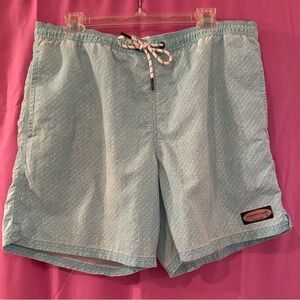 Vineyard Vines Men's Light Blue Swim Shorts size L
